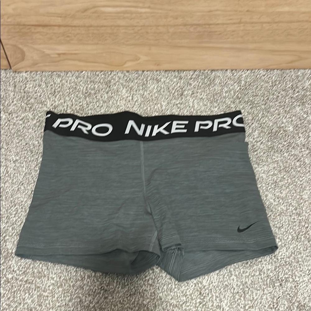 Nike Gray Athletic Shorts with Compression Fit